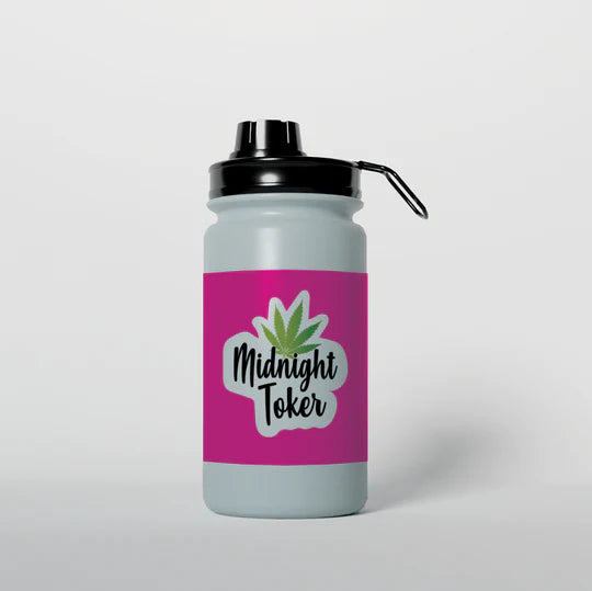 Midnight Toker Marijuana Leaf Vinyl Sticker