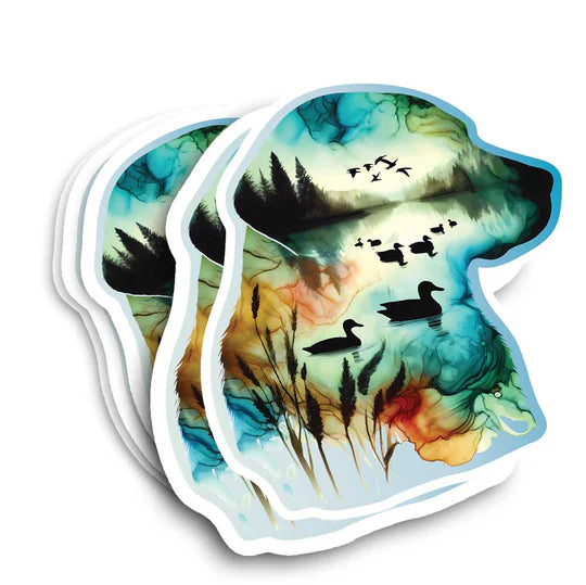 Bird Dog Retriever Vinyl Decal