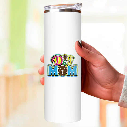 Dog Mom Vinyl Sticker, Weatherproof, Waterproof for Laptop, Water bottle, car