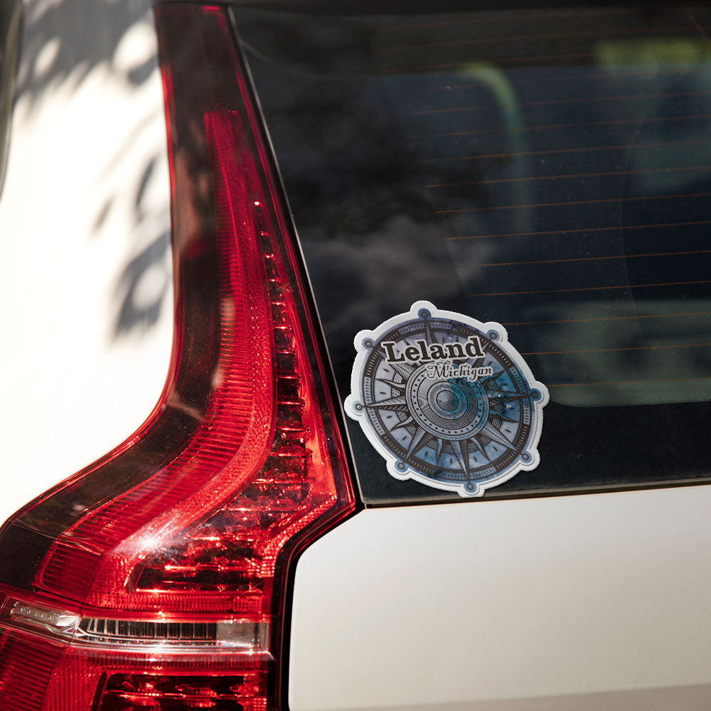 Leland Michigan Vinyl Decal Die Cut Sticker
