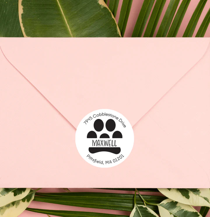 Round Return Address Labels Your Style