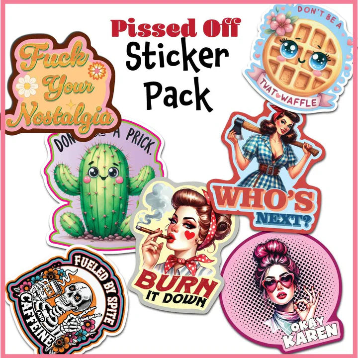 Pissed Off Sticker Pack